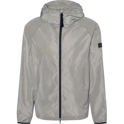 Barbour International Men's Porter Showerproof Long Sleeve Concealed Hood Rain Anorak - Concrete ST11