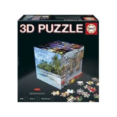 Educa Пъзел Educa 3D 216 Части (6 броя)