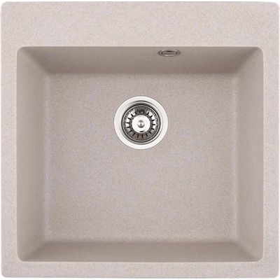 Inter Ceramic Гранитна кухненска мивка 5050 ПЯСЪК (5050sand)
