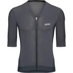 POC Мъжка фланелка с къс ръкав за колоездене POC Raceday S/S Jersey Cycling jersey - Sylvanite Grey - размер XL (056-4247-0215)