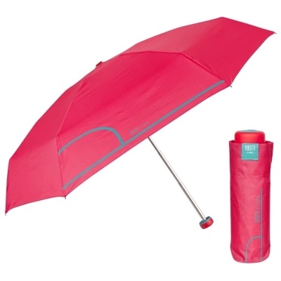 Дамски неавтоматичен мини чадър Perletti Time 26239, цикламеночервен