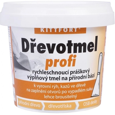 KITTFORT Drevokitt Profi 250g smrek