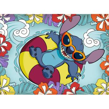 Image 1 of Trefl - Puzzle Disney Lilo and Stitch On Vacation - 1 - 39 piese
