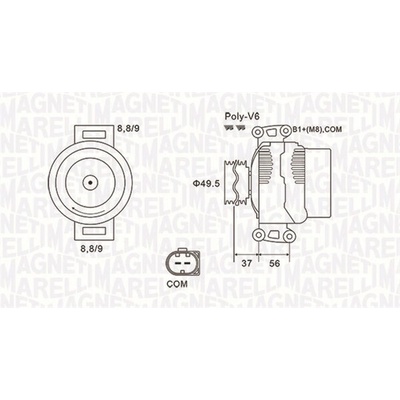 MAGNETI MARELLI generAtor 063732038010