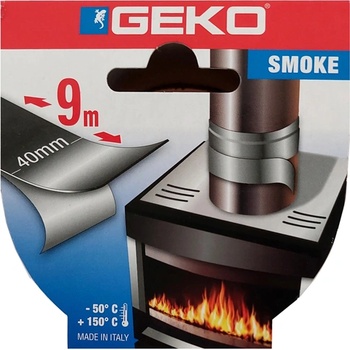 Image 1 of GEKO ЛЕНТА АЛУМ. ВИСОКОТЕМПЕРАТУРНА geko ЗА КЮНЦИ 9м 40мм СИВА (822005)