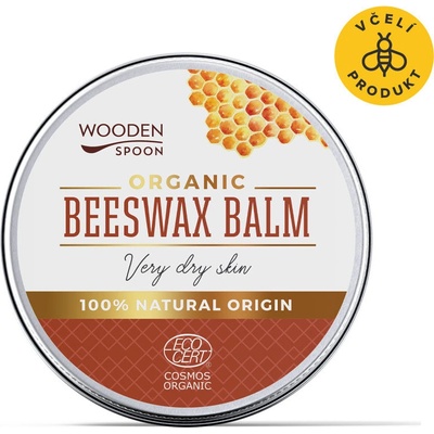 Wooden Spoon balzám se včelím voskem na suchou pokožku 60 ml