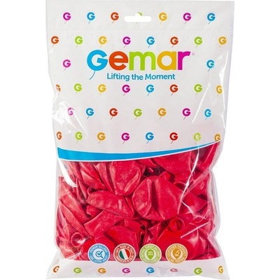 GODAN Balonky ČERVENÉ 26 cm pastelové