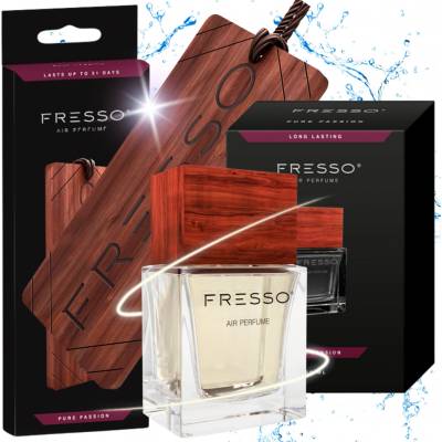 Fresso Pure Passion parfém a závěsná vůně do interiéru