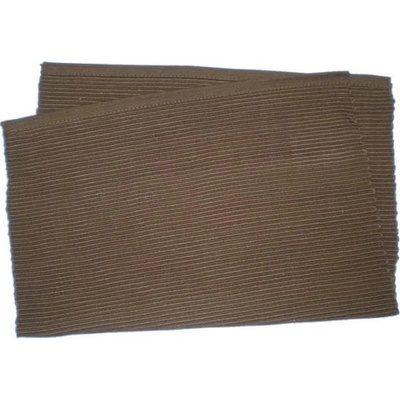 TORO prostírání žebrovaný profil hnědá 33 x 45 cm – Zboží Dáma