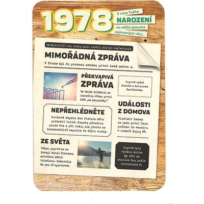 ALBI RETRO přání 1978