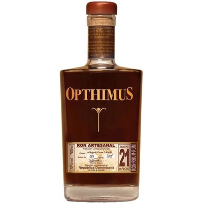 Rum Opthimus 21y 38% 0,7 l (holá láhev)