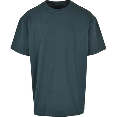 Build Your Brand pánske tričko Heavy Oversize Tee fľaškovo zelené