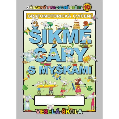 Šikmé čáry s myškami (grafomotorická cvičení)