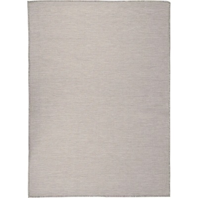 vidaXL Градински плоскотъкан килим, 200x280 см, светлосив (340784)