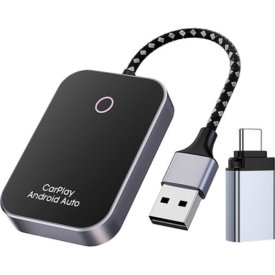 WG - Adaptér pro bezdrátové Apple CarPlay nebo Android Auto, černá - 12886 | Zboží Auto