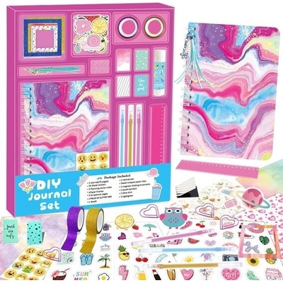 Sada deníků pro kutily Noetoy, 50+ks Scrapbook Potřeby pro deník Papírnictví, sady pro umění a