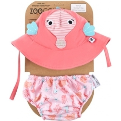 Zoocchini UV set klobúčik a plavky Morský koník