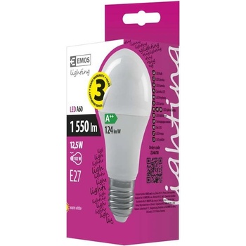 Emos LED žárovka Premium A60 A++ 12,5W E27 Teplá bílá