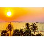 DIMEX ART Флизелинов фототапет палми със залез 375 x 250 см