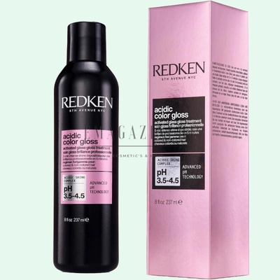 Redken Професионална терапия за предпазване на цвета и блясък 237 мл Acidic Color Gloss Activated Glass Treatment (09884486516732)