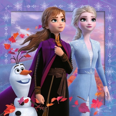 Ravensburger 050116 Disney Ledové království 2 3 x 49 dielov