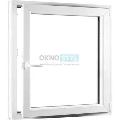 OKNOSTYL.cz jednokřídlé plastové okno otvíravo-sklopné pravé REHAU 9500 x 11000 mm Bílá