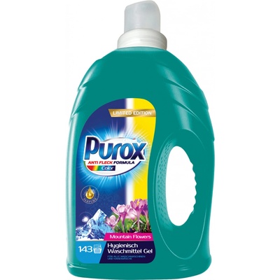 Purox Prací gél Limit Edition Mountain Flowers Color 4,3 l 143 PD