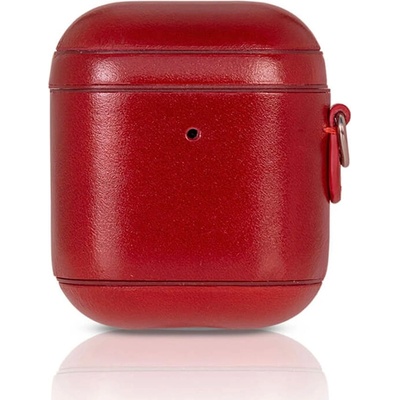 Torrii Защитен калъф Torrii Leather Case за Apple Airpods / Apple Airpods 2, естествена кожа, червен (TOR-AP-03)