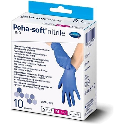 HARTMANN Rukavice vyš.Peha-soft NITRILE FINO M 10ks