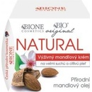 Pleťové krémy BC Bione Cosmetics Original Natural výživný mandlový krém velmi suchá a citlivá pleť 51 ml