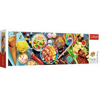 Trefl Trefl: Сладки удоволствия панорамен пъзел - 1000 части (29046)