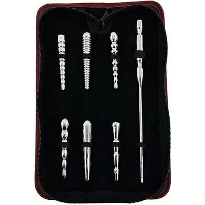 Rouge Stainless Steel Penis Plug Set with Handle