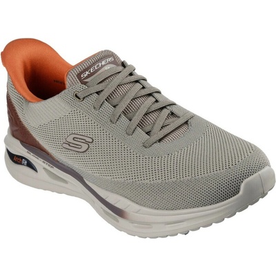 Skechers Relaxed Fit Arch Fit hnedosivá