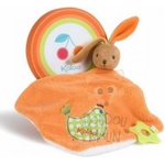 Kaloo Toys Кърпа за гушкане Зайче в подаръчна кутия