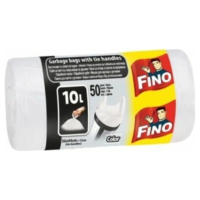 FINO Pytle zavazovací Color 10l 6µm 50ks bílé