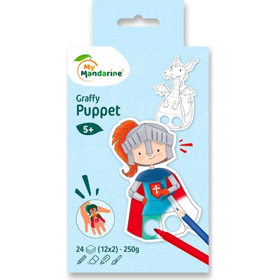 Maľovanky Avenue Mandarine Graffy Puppet Draci a rytieri