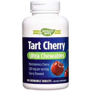 Nature's Way Tart Cherry, череша, 90 дъвчащи таблетки, Nature’s Way