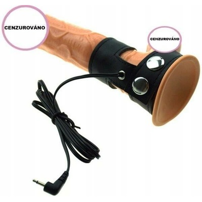 Bdsm-Bondage-Shop Elektrostimulační postroj na penis a varlata PR15