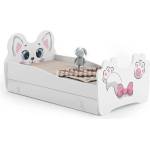 Kobi Детско легло Pink cat с чекмедже (140 х 70 см)