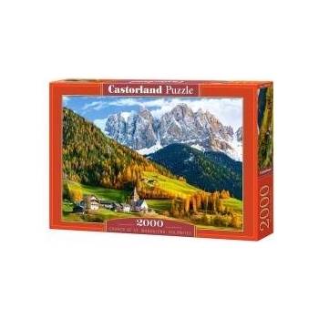 Castorland Puzzle 2000 pcs. Church of St. Magdalena, Dolomites