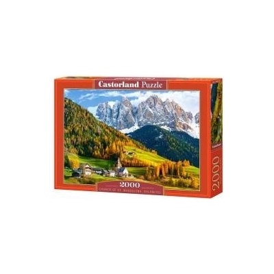 Castorland Puzzle 2000 pcs. Church of St. Magdalena, Dolomites