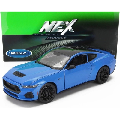 WELLY WELLY FORD USA MUSTANG COUPE 2024 BLUE 1:24