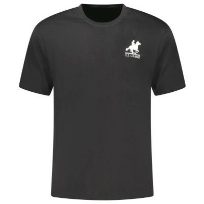 U.S. Grand stylové pánské tričko s krátkým rukávem POLO Black