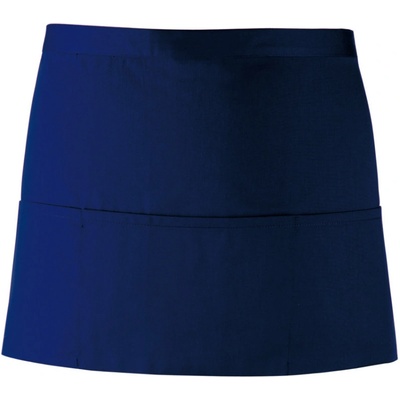 Premier Zástěra Colours PR 155 do pasu s kapsou krátká COT390155c4599-mid blue Modrá středně
