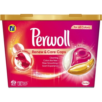 Perwoll Renew and Care Caps For All Colors gélové tablety 27 PD