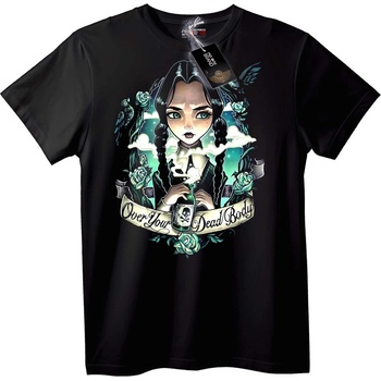 NOONEBRAND Тениска готик 'Над трупа ми' - 2XL, White
