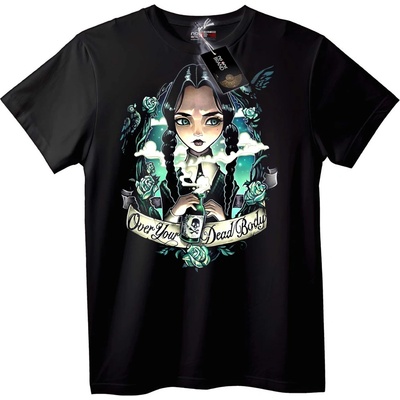 NOONEBRAND Тениска готик 'Над трупа ми' - 2XL, White