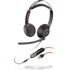 HP Poly Blackwire 5220 C5220 USB-A BULK WW (207576-03) Слушалки