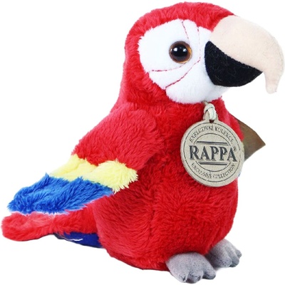 Rappa Плюшена играчка Rappa Еко приятели - Бебе Червена Ара, 15 cm (208957-3)