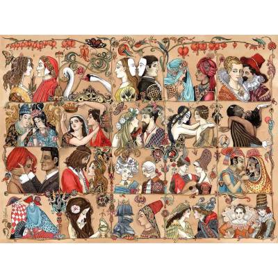 Ravensburger - Puzzle Love Through the Ages 1500 - 1 500 piese